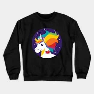 Queerheart the Unicorn Crewneck Sweatshirt